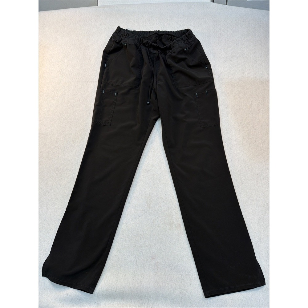Scrubstar Women Antimicrobial Premium Performance Strgt Leg SCRUB Pant Black Med